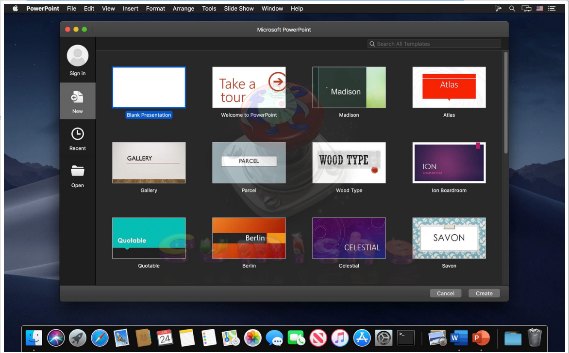 powerpoint for mac osx