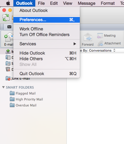 how do i cancel an outgoing message in outlook 2011 for mac