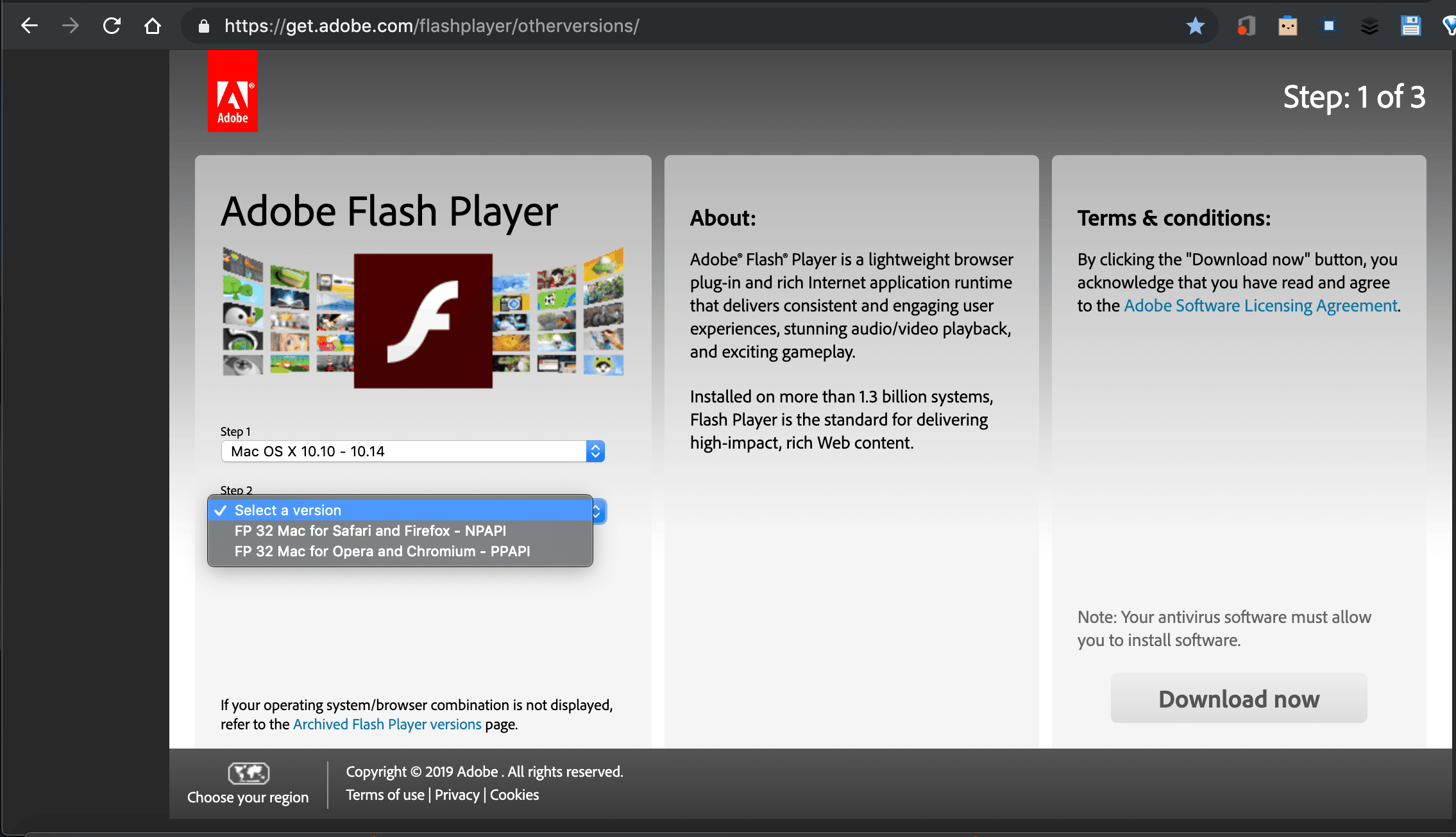 install adobe flash player for apple mac